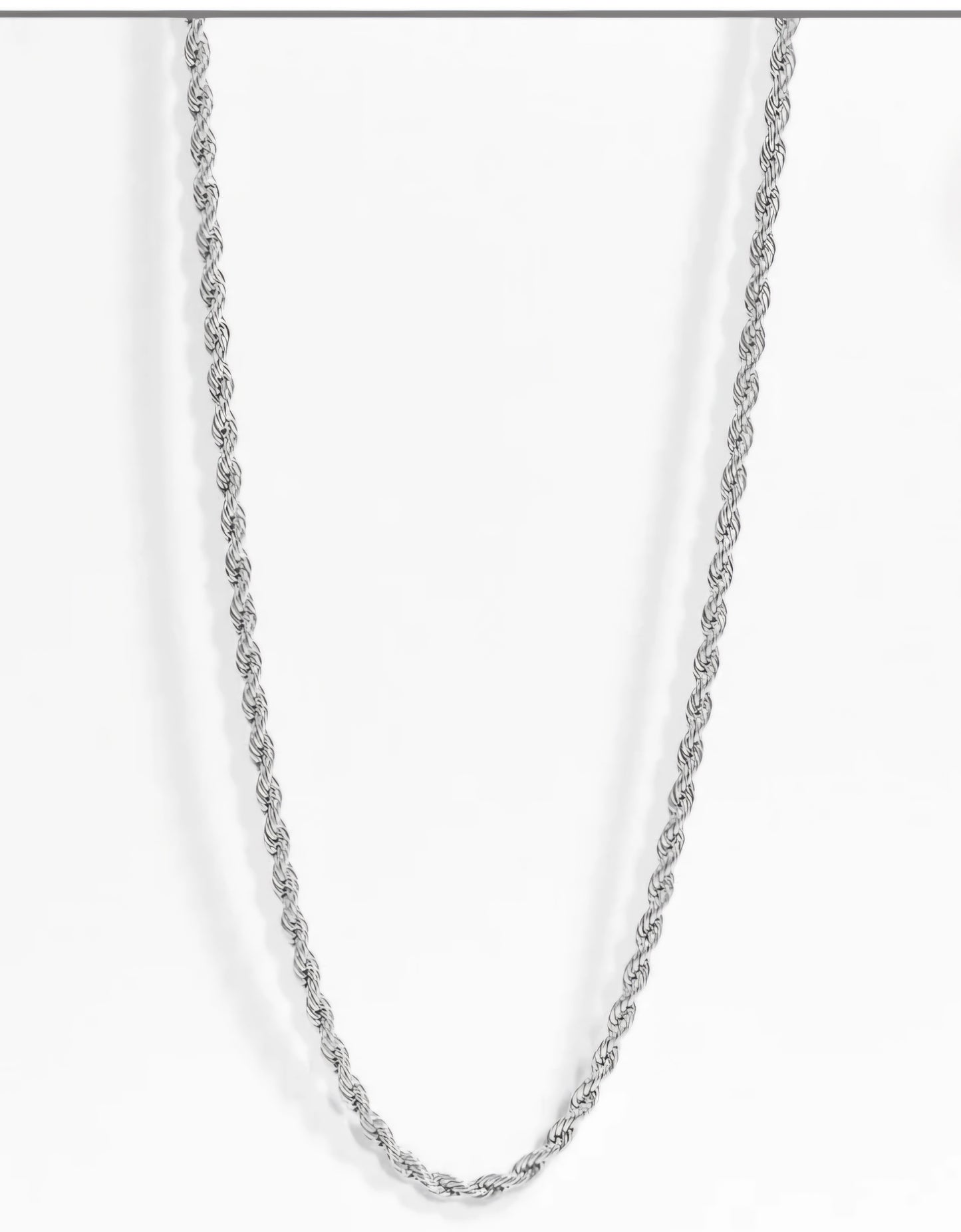 16 inch Stainless Steel Rope Chain Necklace